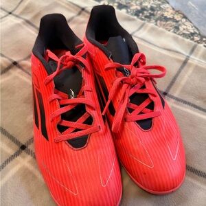 adidas Vibrant Red and Black Athletic Shoes